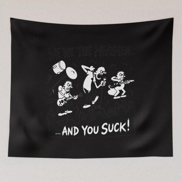 Item preview, We're The Meatmen And You Suck! Punk Band Art designed and sold by drawfreak.