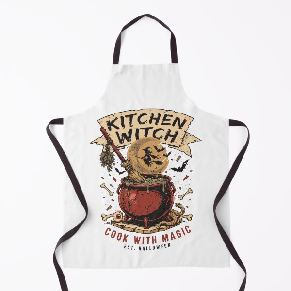 Item preview, Kitchen Witch Cook With Magic Halloween Design Graphic Tee v11 designed and sold by DarylWelsh2024.