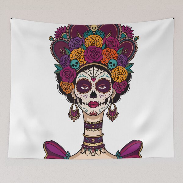 Item preview, Catrina Crown | Vintage Day of the Dead Tarot Art designed and sold by  Ojo de Lilith.