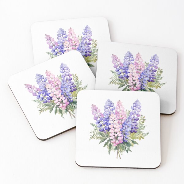 Item preview, Lupine Flower | Elegant Botanical Floral Art designed and sold by Mandayartstudio.