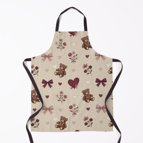 Item preview, Cute Teddy Bear Coquette Bow Floral Pattern designed and sold by LenNo9881.