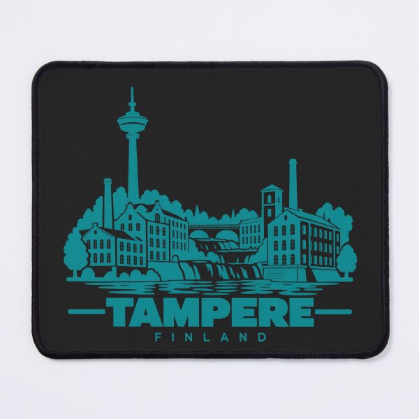 Item preview, Tampere Finland Line Art Skyline Poster designed and sold by CMYKStudio.