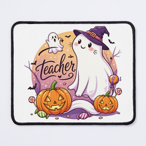 Item preview, Cute Halloween Ghost Teacher Spooky Season designed and sold by TheChalkyFox.