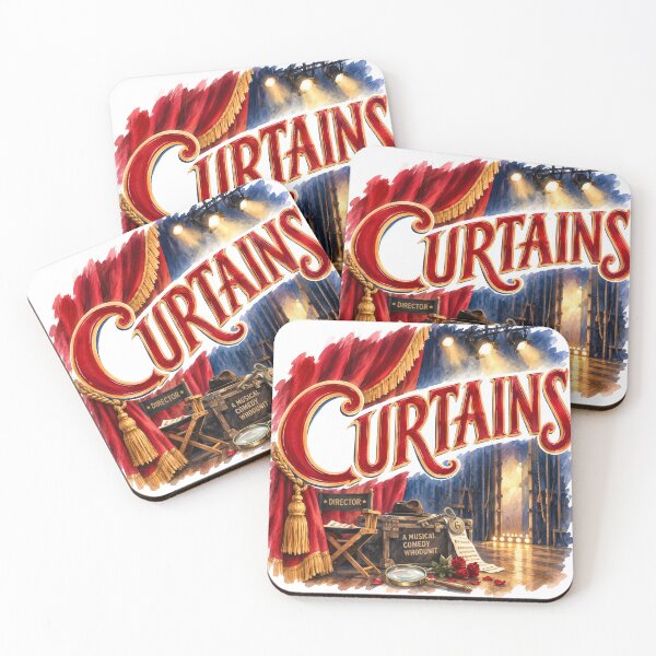 Item preview, Curtains the Muscial designed and sold by Lyric Vault - Rock on.