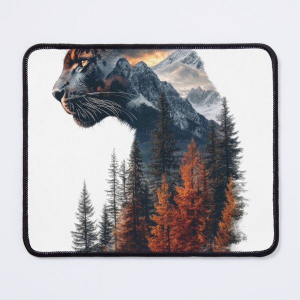 Item preview, Leopard Forest Fusion Double .Exposure Nature Graphic designed and sold by VISIONSTURME.