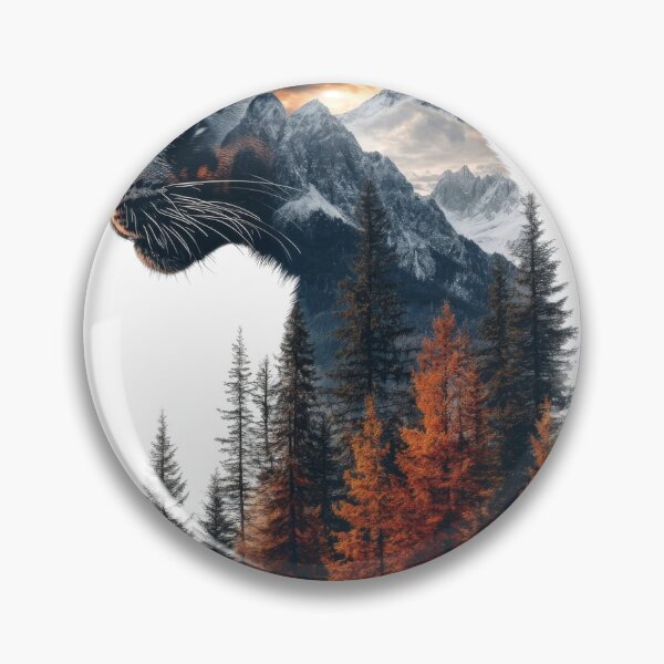 Item preview, Leopard Forest Fusion Double .Exposure Nature Graphic  designed and sold by VISIONSTURME.