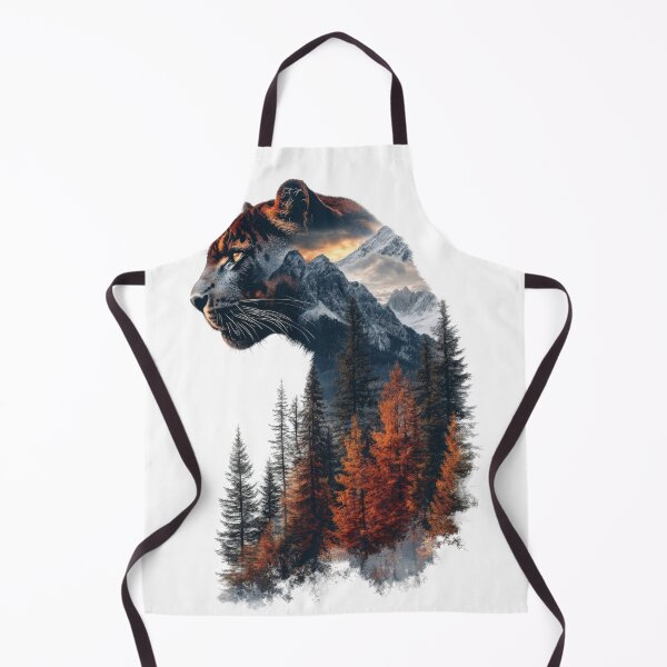 Item preview, Leopard Forest Fusion Double .Exposure Nature Graphic  designed and sold by VISIONSTURME.