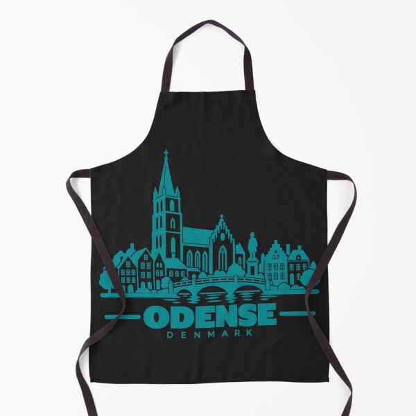 Item preview, Odense Denmark Line Art Landmark Poster designed and sold by CMYKStudio.