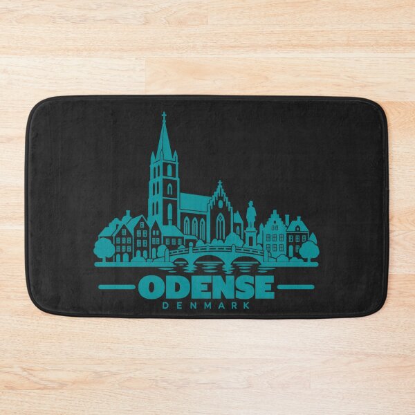 Item preview, Odense Denmark Line Art Landmark Poster designed and sold by CMYKStudio.