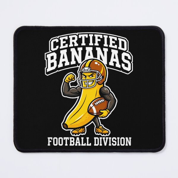 Item preview, Certified Bananas Football Division Funny Sports Mascot Festive Design designed and sold by 519xdesign.