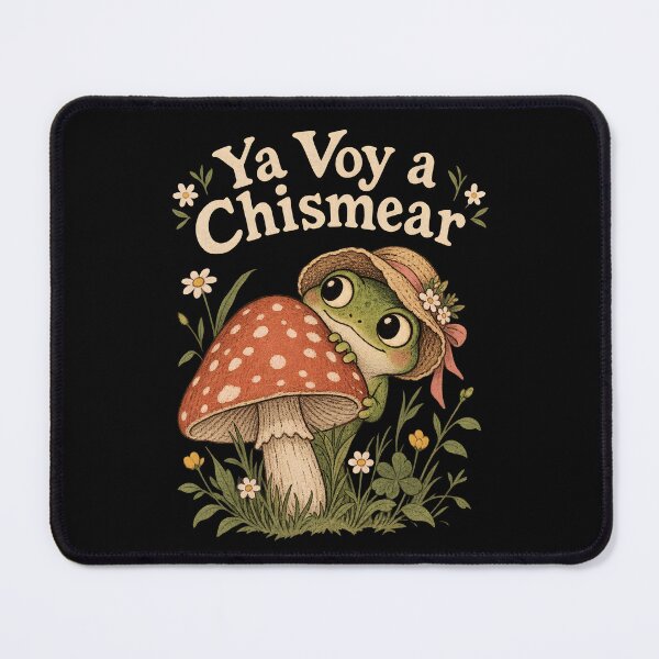 Item preview, Ya Voy a Chismear Frog Meme – Funny Spanish Gossip Cottagecore Frog designed and sold by Lina Caro.