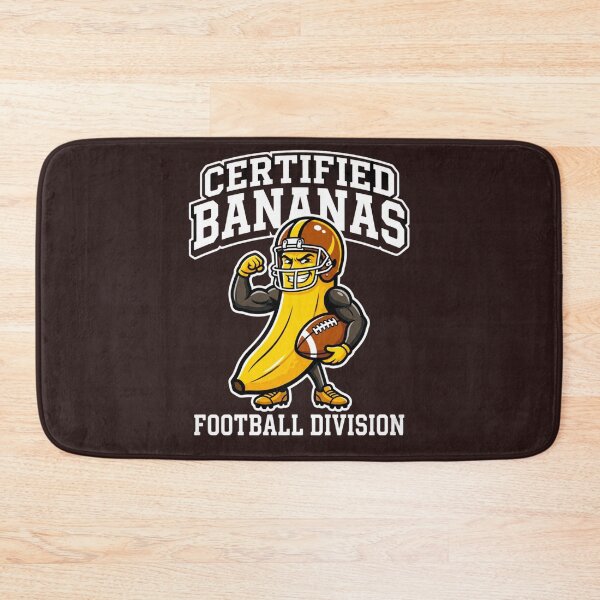 Item preview, Certified Bananas Football Division Funny Sports Mascot Festive Design designed and sold by 519xdesign.
