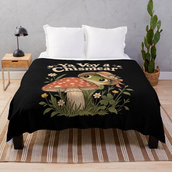 Item preview, Ya Voy a Chismear Frog Meme – Funny Spanish Gossip Cottagecore Frog designed and sold by Lina Caro.