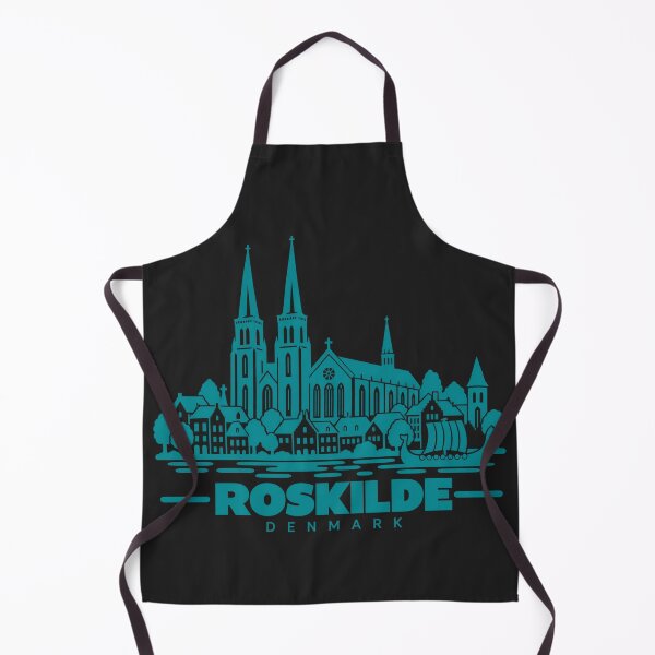 Item preview, Roskilde Denmark Line Art Landmark Poster designed and sold by CMYKStudio.