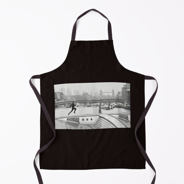 Item preview, Urban Run Monochrome Action Cityscape designed and sold by MouDesignArt.