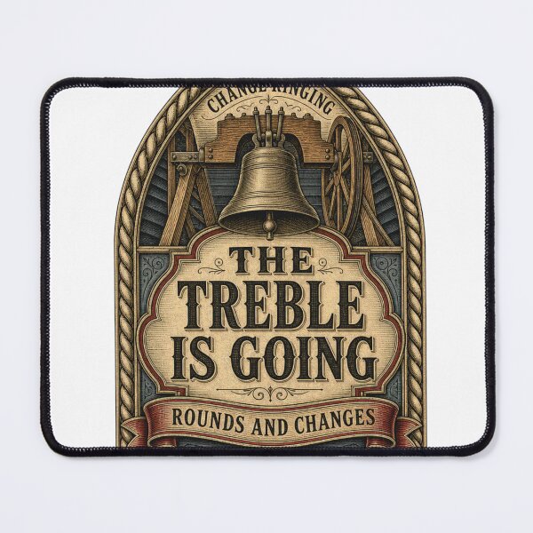 Item preview, Bell ringing, change ringing, tower window, emblem designed and sold by BoosterShop.