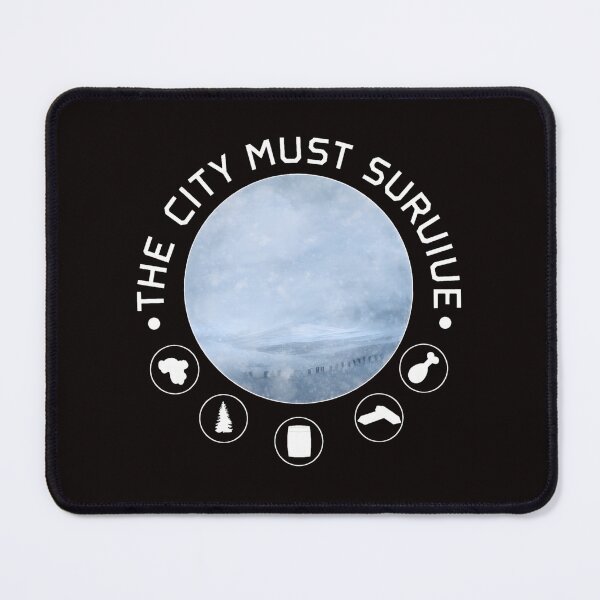 Item preview, City Must Survive Snowy Landscape Survival designed and sold by MouDesignArt.