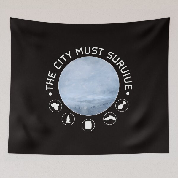 Item preview, City Must Survive Snowy Landscape Survival  designed and sold by MouDesignArt.