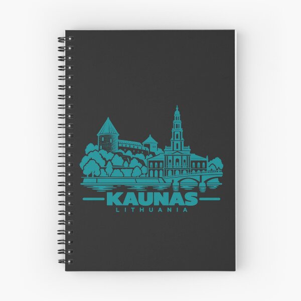 Item preview, Kaunas Lithuania Line Art Landmark Poster designed and sold by CMYKStudio.