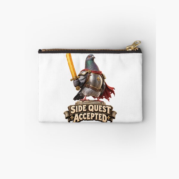 Item preview, Side Quest Accepted Pigeon Knight designed and sold by TrendTribeTP.