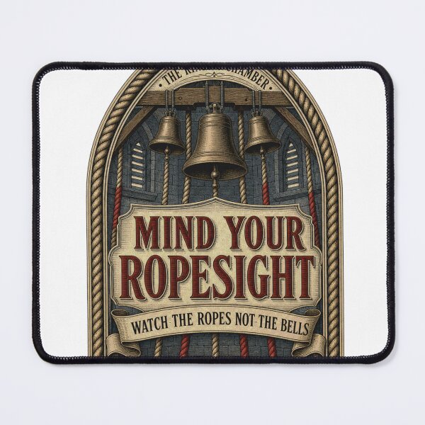 Item preview, Mind Your Ropesight Bell Ringing Ropesight Emblem designed and sold by BoosterShop.