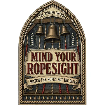 Artwork thumbnail, Mind Your Ropesight Bell Ringing Ropesight Emblem by BoosterShop