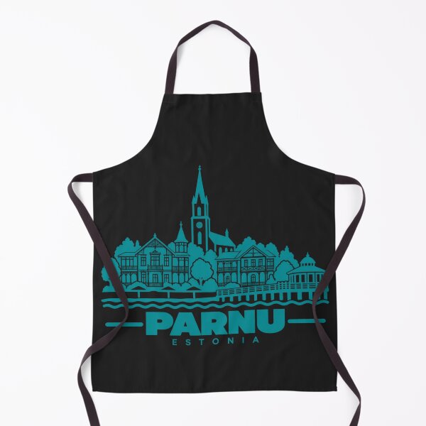 Item preview, Parnu Estonia Line Art Coastline Poster designed and sold by CMYKStudio.