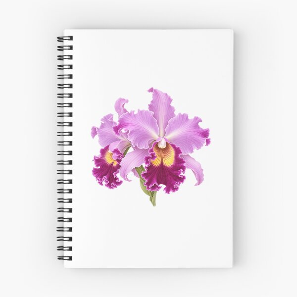 Item preview, Cattleya Mossiae Easter Orchid Botanical Illustration designed and sold by Ink-Whiskers.
