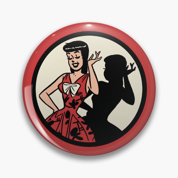 Item preview, Raven Haired Beauty • Strong Vintage Veronica Pinup Girl Cute Comic Pop Art designed and sold by wmxdesign.