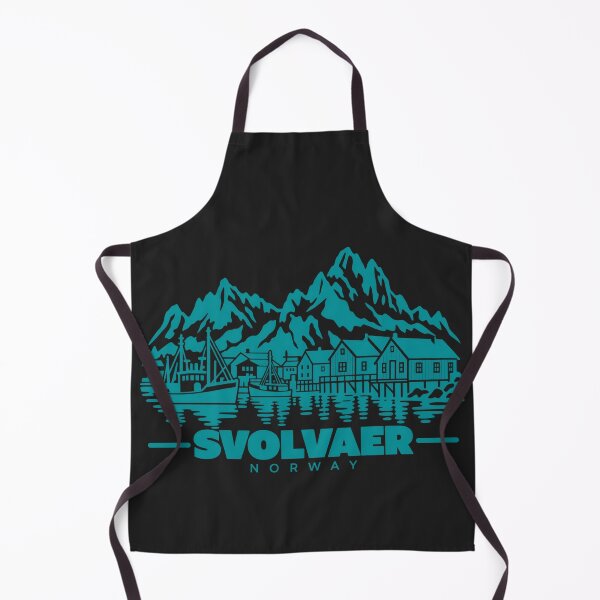 Item preview, Svolvaer Norway Line Art Coastline Poster designed and sold by CMYKStudio.
