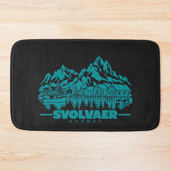 Item preview, Svolvaer Norway Line Art Coastline Poster designed and sold by CMYKStudio.