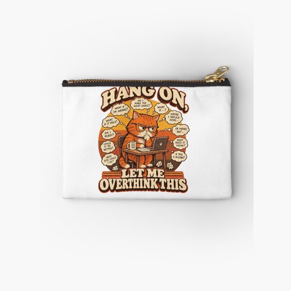 Item preview, Overthinking Cat Funny Retro Vintage designed and sold by jankizkhan.