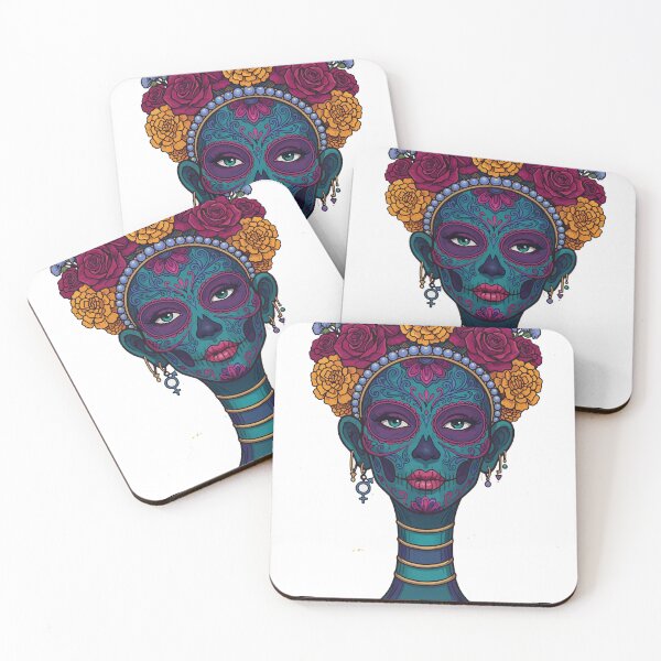 Item preview, Catrina Crown | Vintage Day of the Dead Tarot Art designed and sold by  Ojo de Lilith.