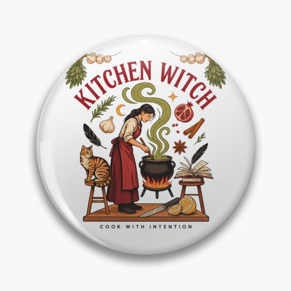 Item preview, Kitchen Witch Cook With Magic Halloween Design Graphic Tee v12 designed and sold by DarylWelsh2024.