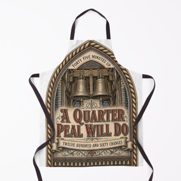 Item preview, A Quarter Peal Will Do Bell Ringing Emblem designed and sold by BoosterShop.