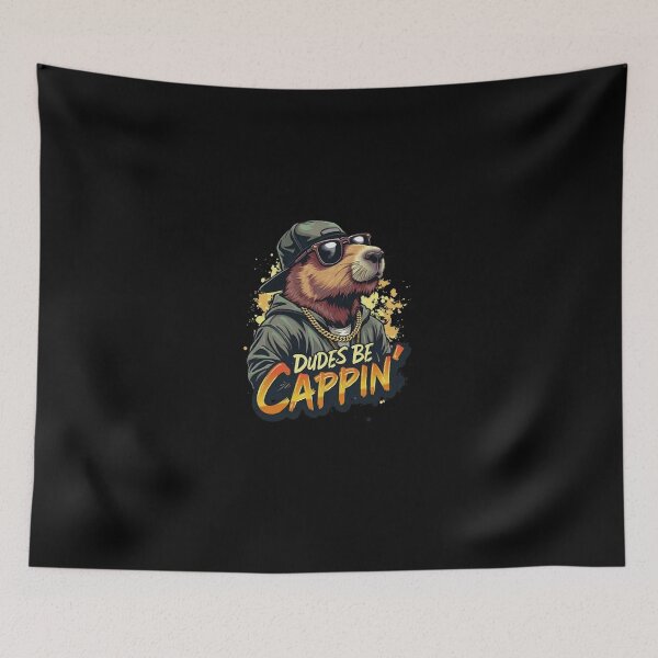 Item preview, Cool Beaver Wearing Sunglasses Hip Hop Streetwear Art designed and sold by MillaCrone.