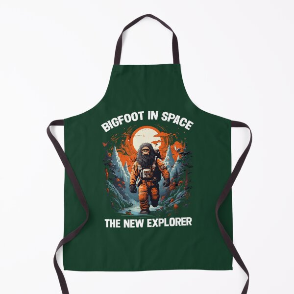 Item preview, Bigfoot in Space The New Explorer Funny Sasquatch designed and sold by TheLadyDopth.