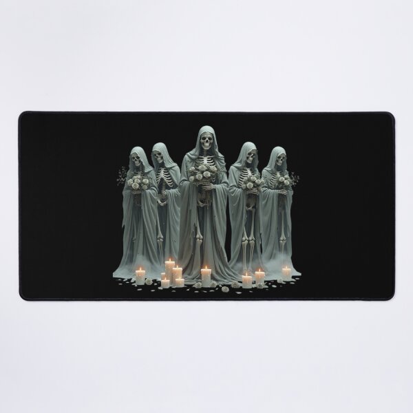 Item preview, Gothic Skeletal Bridesmaids Fine Art designed and sold by InkShiftLabs.