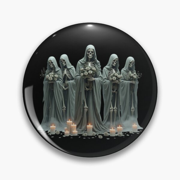 Item preview, Gothic Skeletal Bridesmaids Fine Art designed and sold by InkShiftLabs.