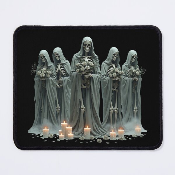 Item preview, Gothic Skeletal Bridesmaids Fine Art designed and sold by InkShiftLabs.