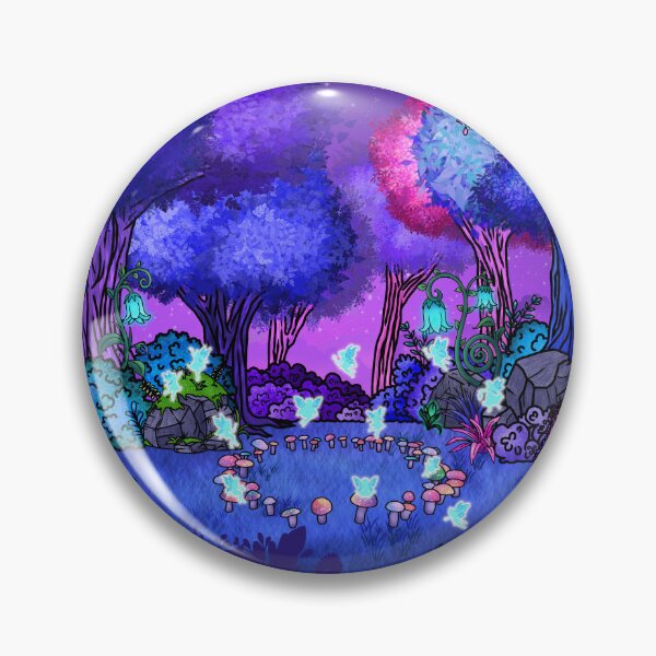 Item preview, Fairy Ring Forest Night designed and sold by paperandp!xels.