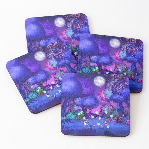 Item preview, Fairy Ring Forest Night designed and sold by paperandp!xels.