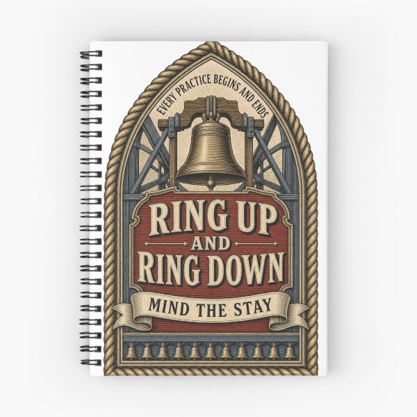 Item preview, Ring Up And Ring Down Bell Ringing Ritual Emblem designed and sold by BoosterShop.