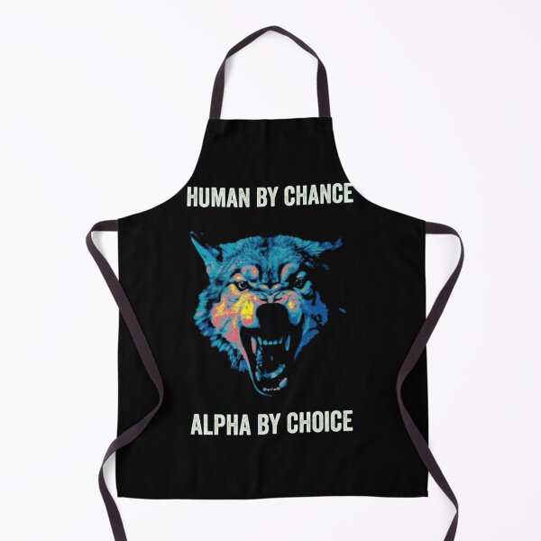 Item preview, Alpha Wolf Roaring Head Thermal Neon Abstract Art designed and sold by MillaCrone.