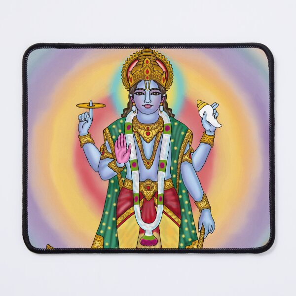 Item preview, Lord Vishnu Digital Drawing | Hindu God Spiritual Artwork designed and sold by Harshit_Digital_Arts.