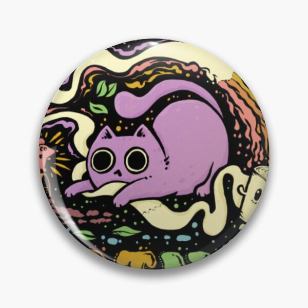 Item preview, Funny Purple Cat I Blame Catnip Rainbow Art designed and sold by MillaCrone.