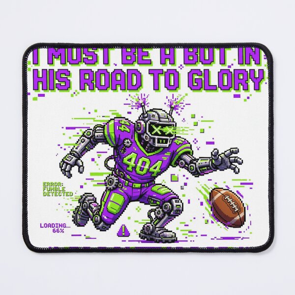 Item preview, Funny Robot Football Glitch Shirt designed and sold by HeisBarryy.