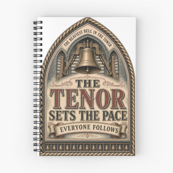 Item preview, The Tenor Sets The Pace Bell Tower Window Emblem designed and sold by BoosterShop.