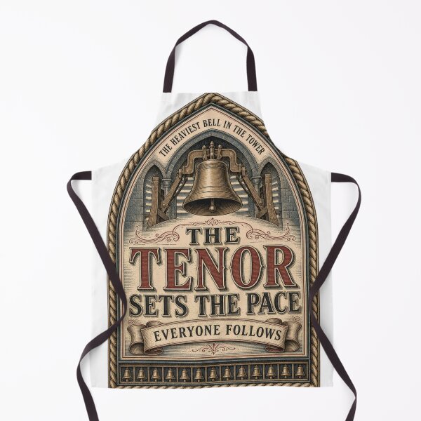 Item preview, The Tenor Sets The Pace Bell Tower Window Emblem designed and sold by BoosterShop.