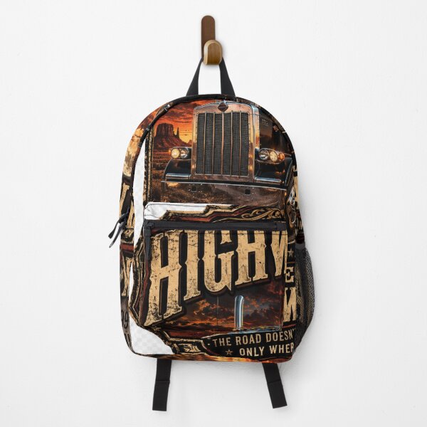 Item preview, The Last Highwayman - Vintage Trucker Graphic designed and sold by No Kings Bling.